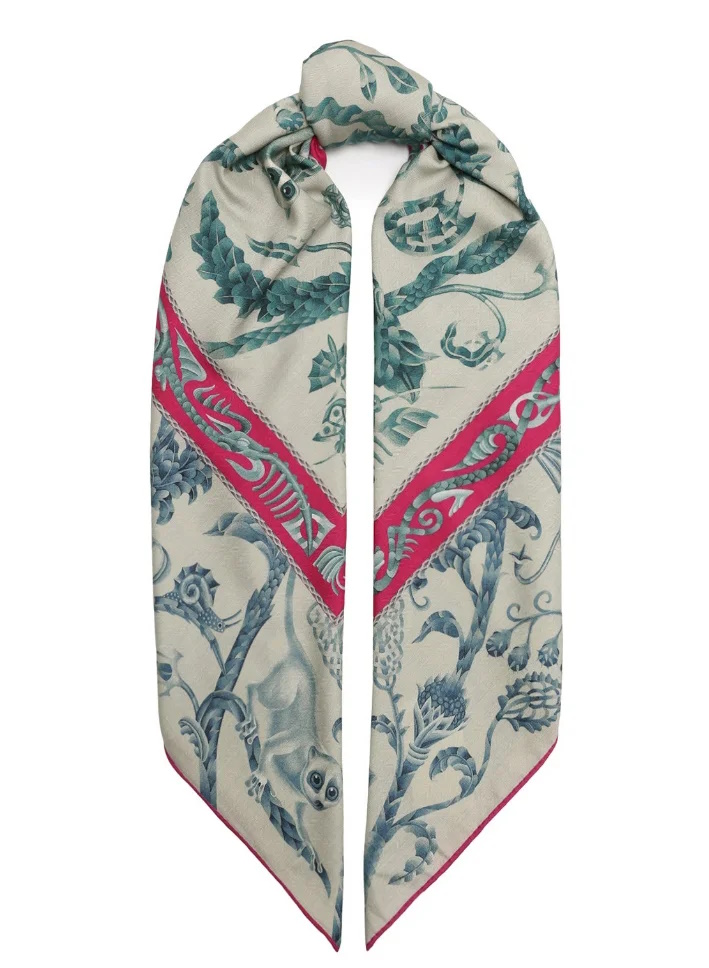 Платок кашемировый Ля-Муррия в сером