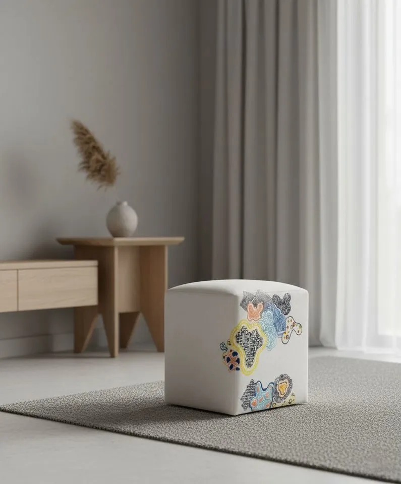 Детский пуфик для рисования