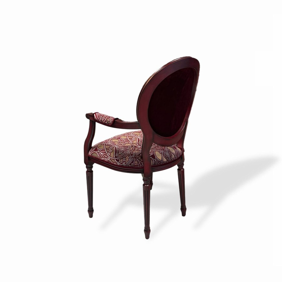 Стул Медальон с подлокотниками Лувр