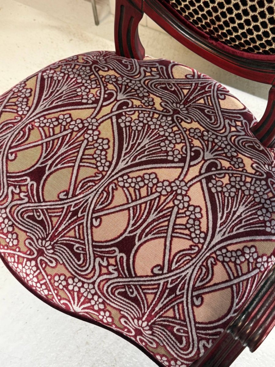 Стул Медальон с подлокотниками Лувр