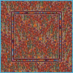 Платок кашемировый Зимний сад