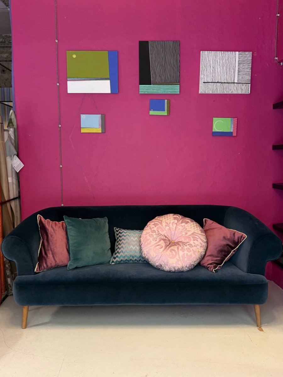 Диван Синий бархат